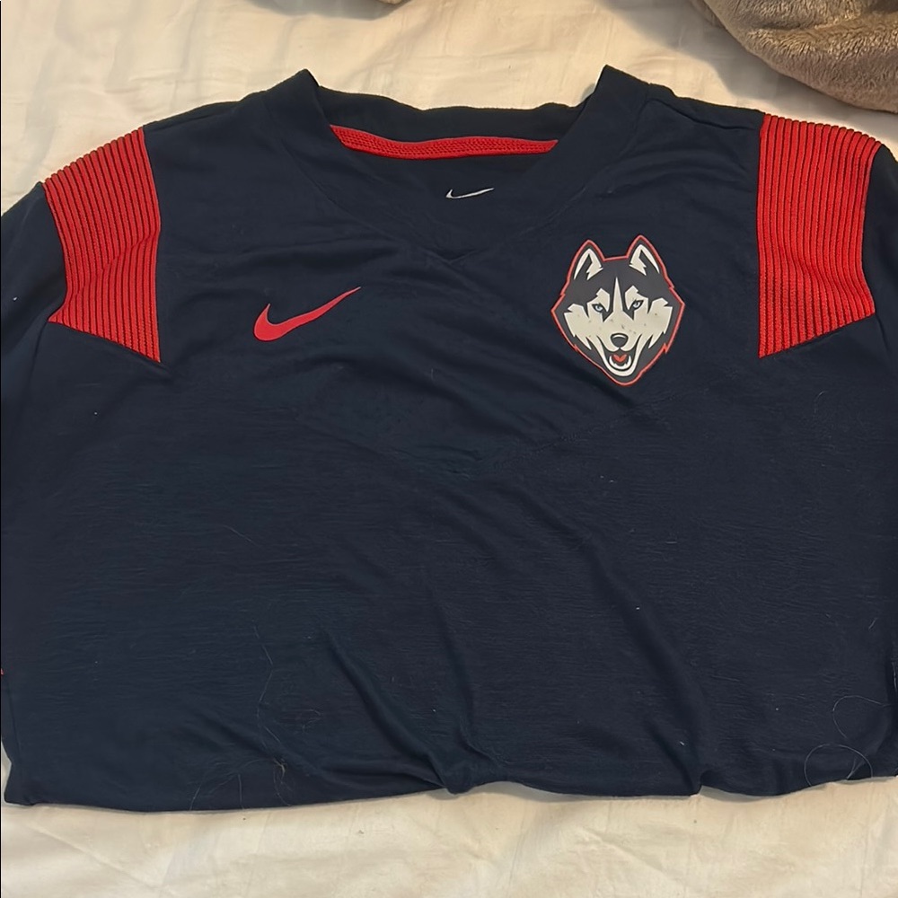 Nike Kids Navy and Red Sports Shirt